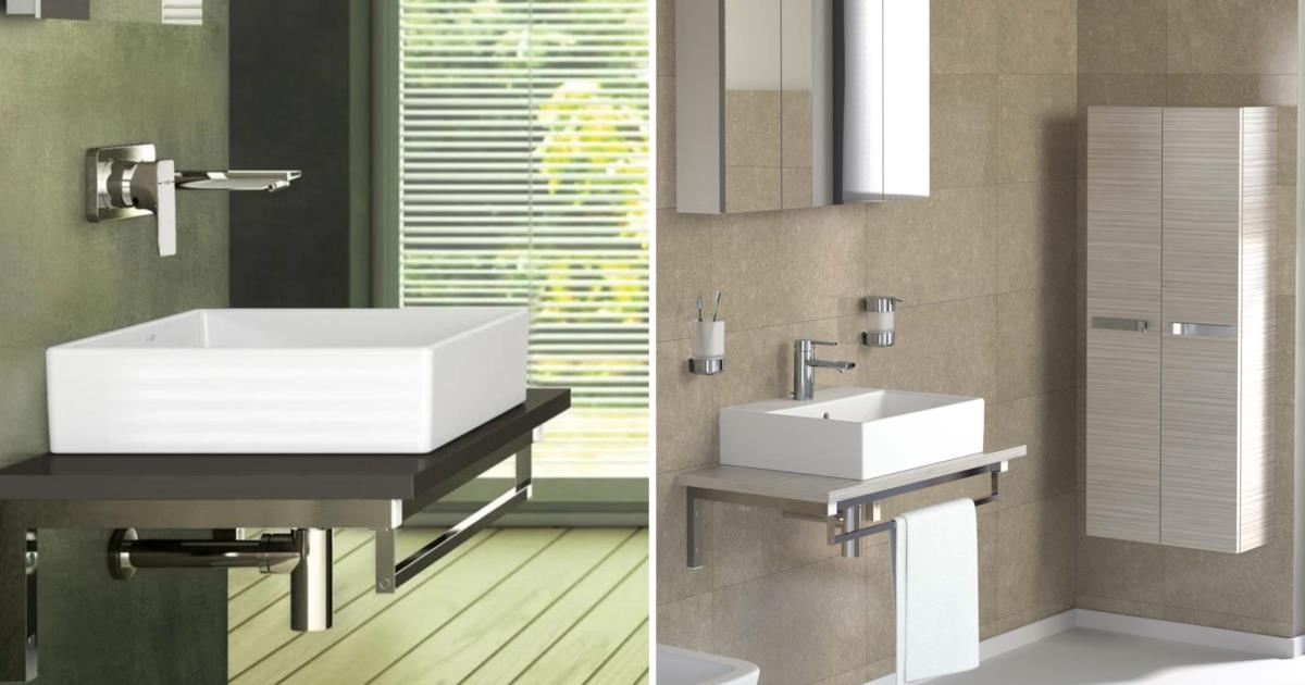 Lavabo In Ceramica Bianca 50x38x14 Cm - Antimacchia, Facile Da Pulire, Per Bagno E Cucina Con Scarico A Pressione - Foto 7