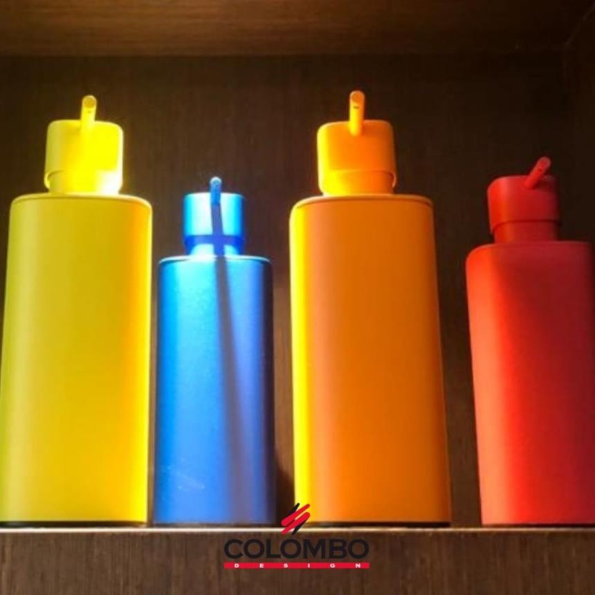 Dispenser sapone colorati Trente di Colombo Design