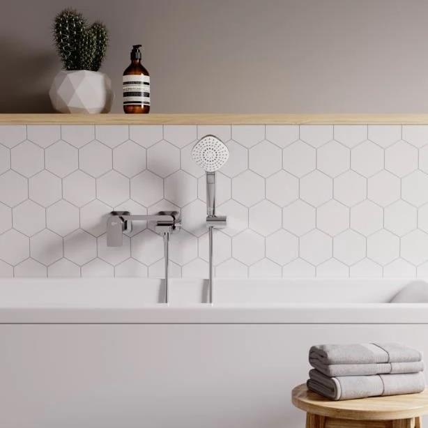 Miscelatore monocomando esterno per vasca e doccia