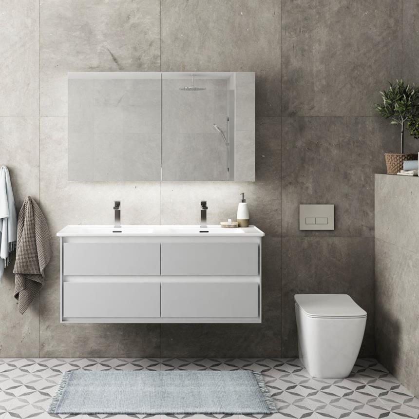 Lavabo doppio da incasso Ideal Standard Connect Air