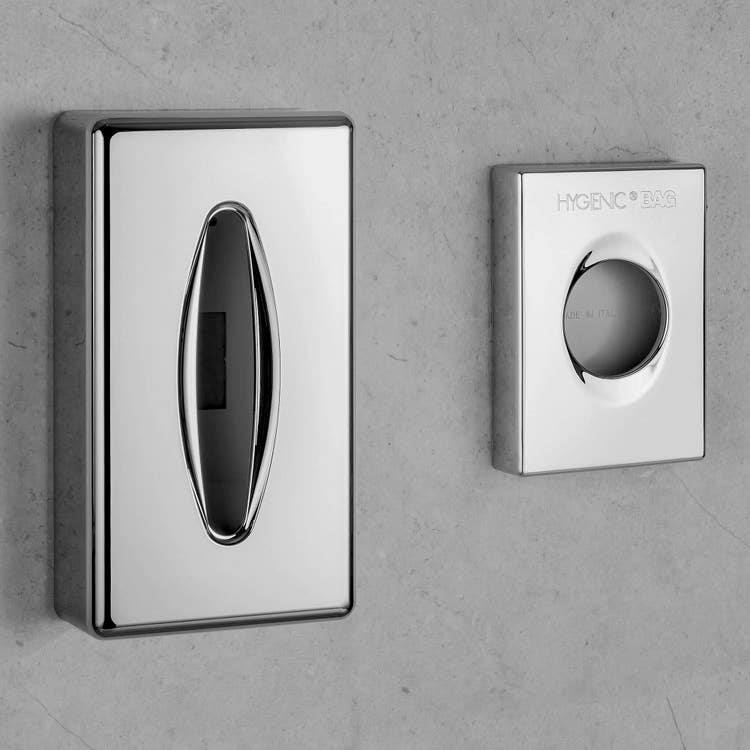 Porta sacchetti igienici cromato Contract Colombo Design