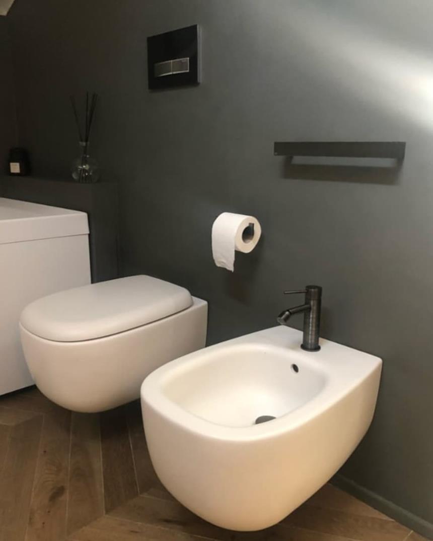 Wc e bidet Fluo di Flaminia