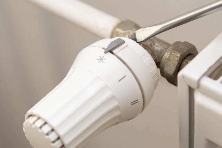 Valvola termostatica senza numeri