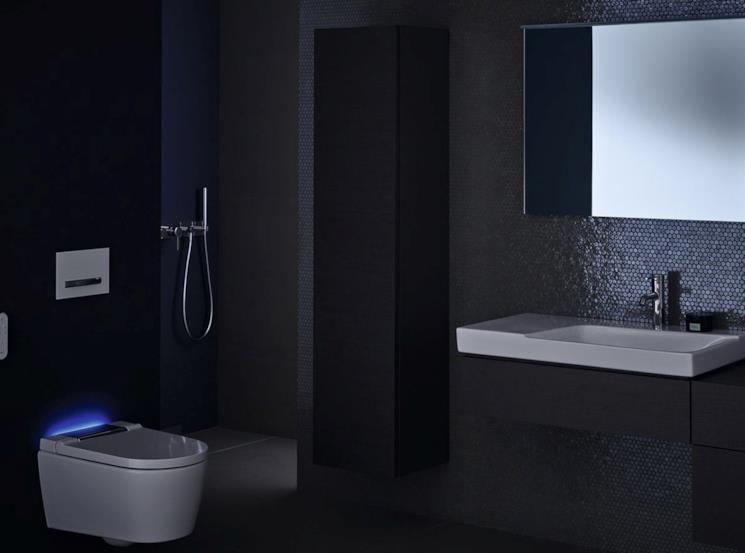 Bagno completo con WC Geberit AquaClean 