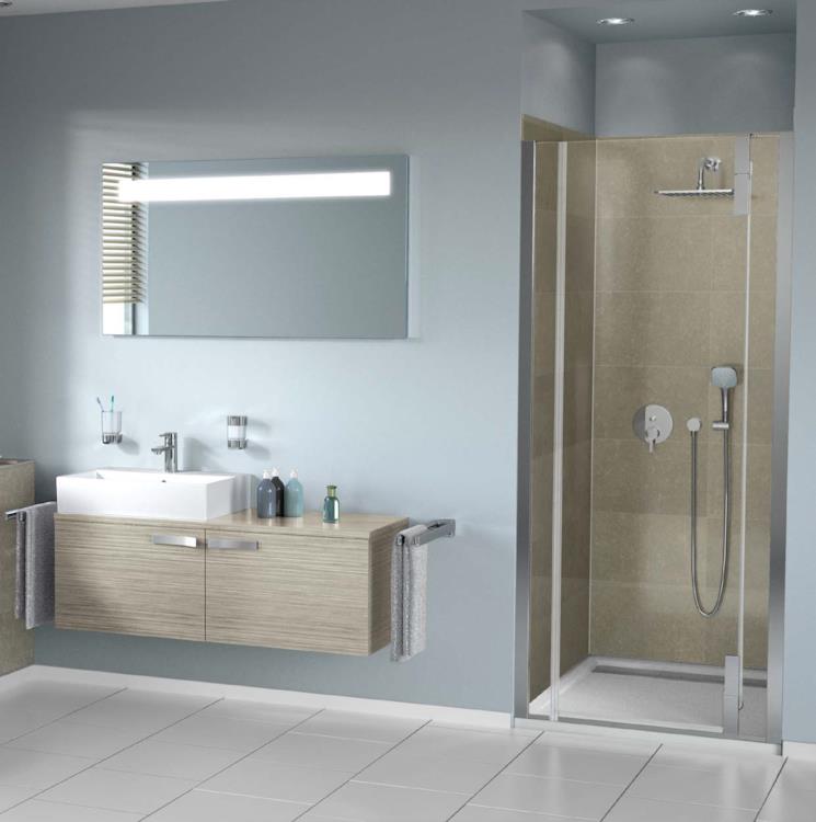 Bagno con lavabo da appoggio 