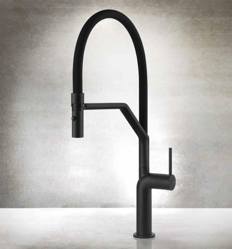 Rubinetto cucina monocomando con collo a U Stelo Gessi