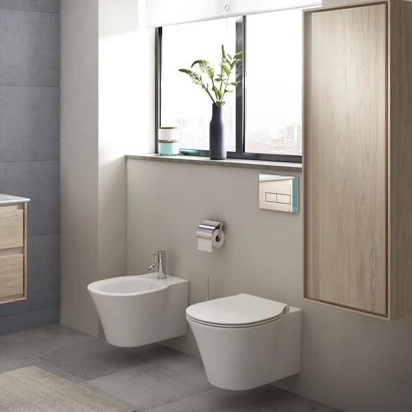 Coppia di sanitari sospesi