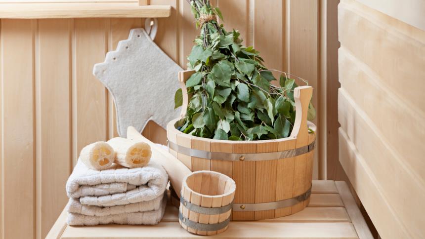 Accessori bagno in legno in stile vintage