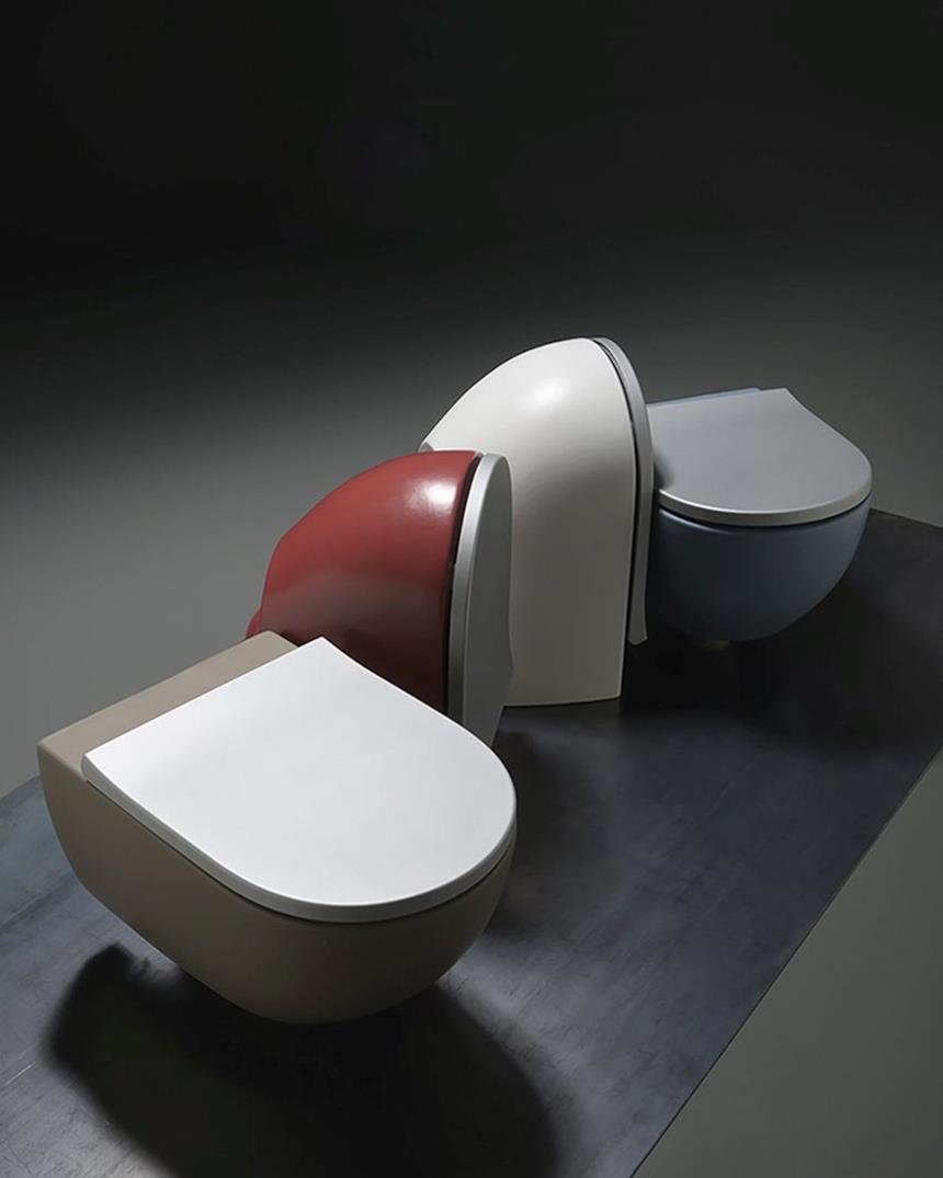 Copritavoletta in alluminio per Wc Flaminia