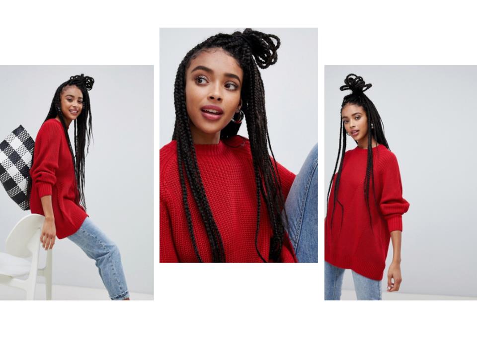 Idee regalo per lei: maglione rosso Regali per lei: maglione rosso