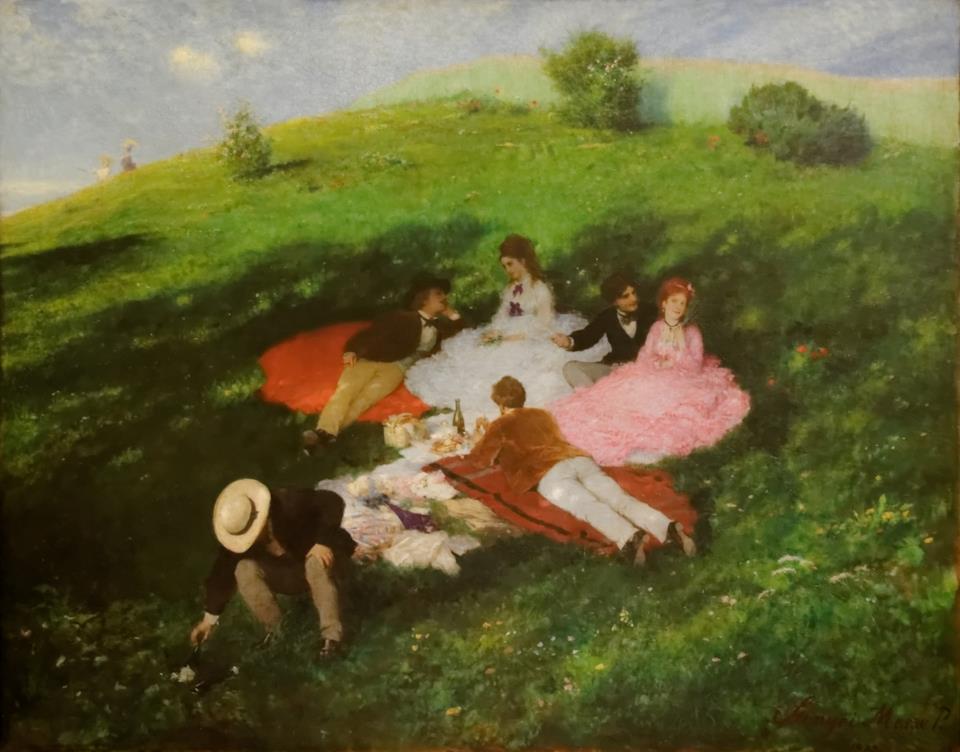 picnic-coperta-dipinto