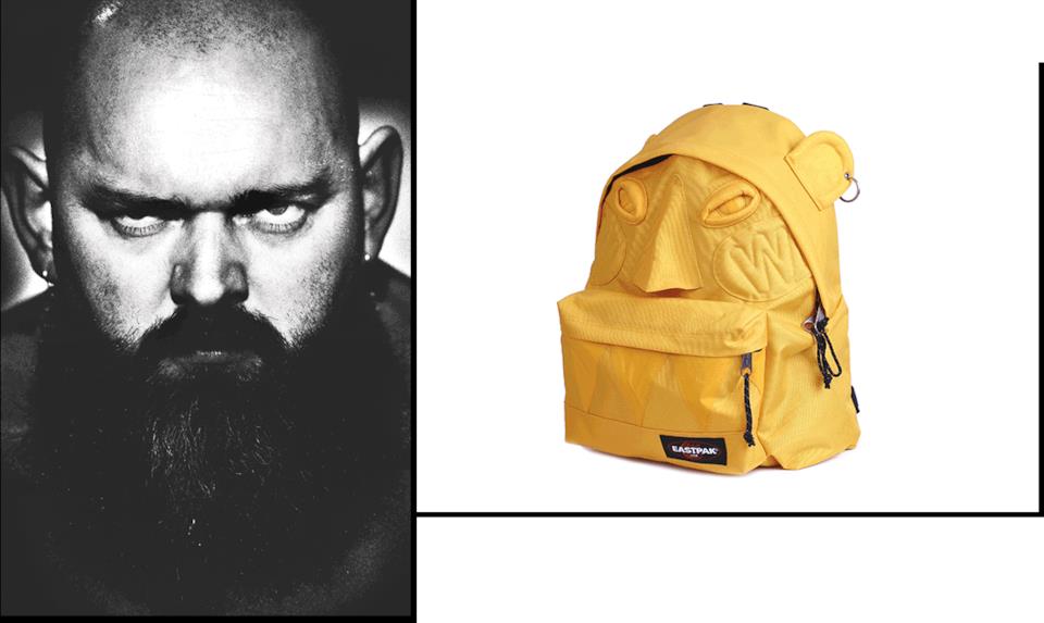 Zaino Eastpak realizzato in collaborazione con Walter Van Beirendonck Zaino Eastpak da collezione realizzato in collaborazione con Walter Van Beirendonck