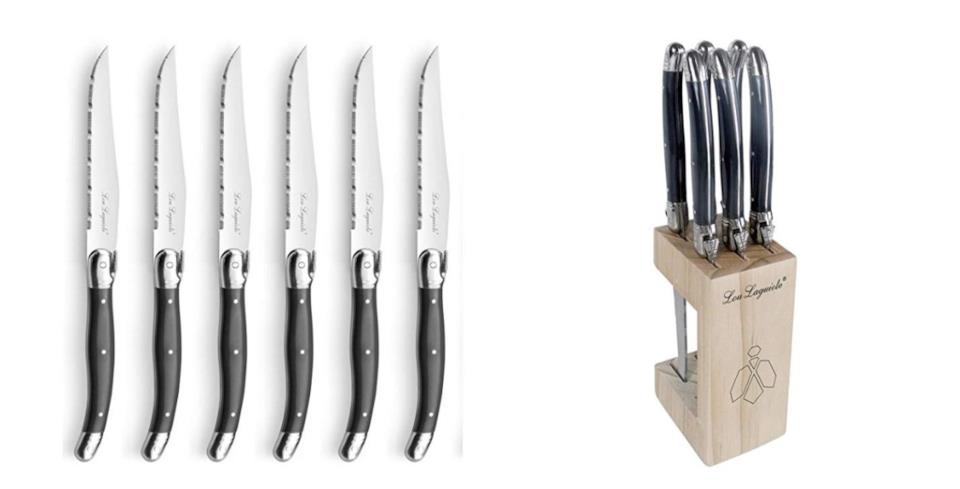 Set di coltelli da bistecca di Lou Laguiole con portacoltelli