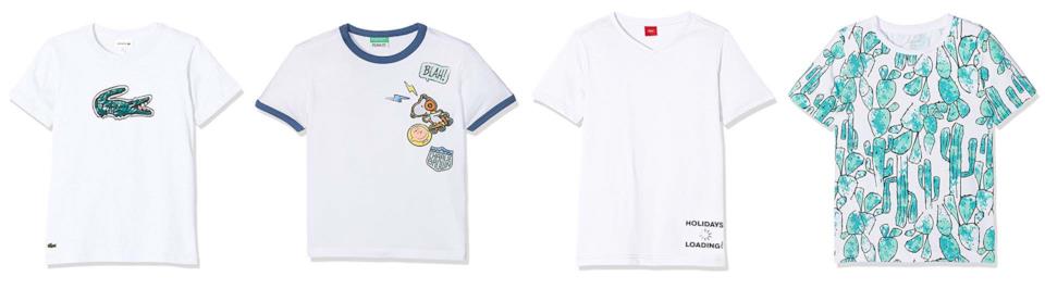Abbigliamento per bambini, la maglietta bianca