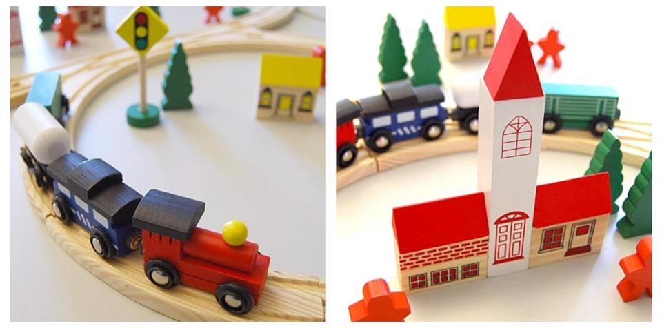 Regali di Natale: trenino di legno Trenino di legno da regalare a Natale