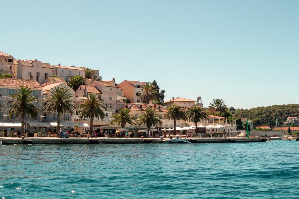 Hvar in Croazia Lungomare di Hvar in Croazia