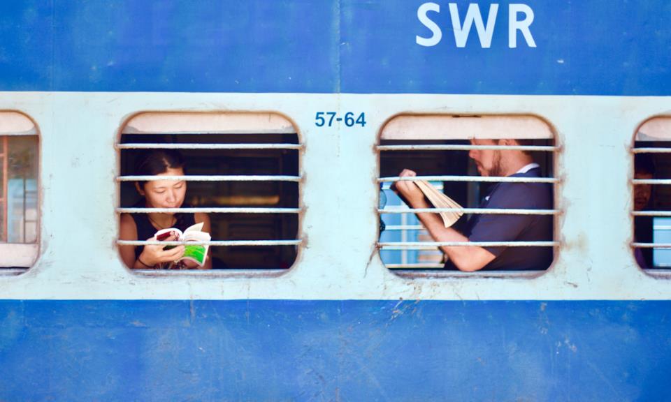 Treno in India Treno tipico dell'India