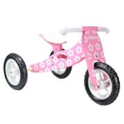 Triciclo in legno rosa 