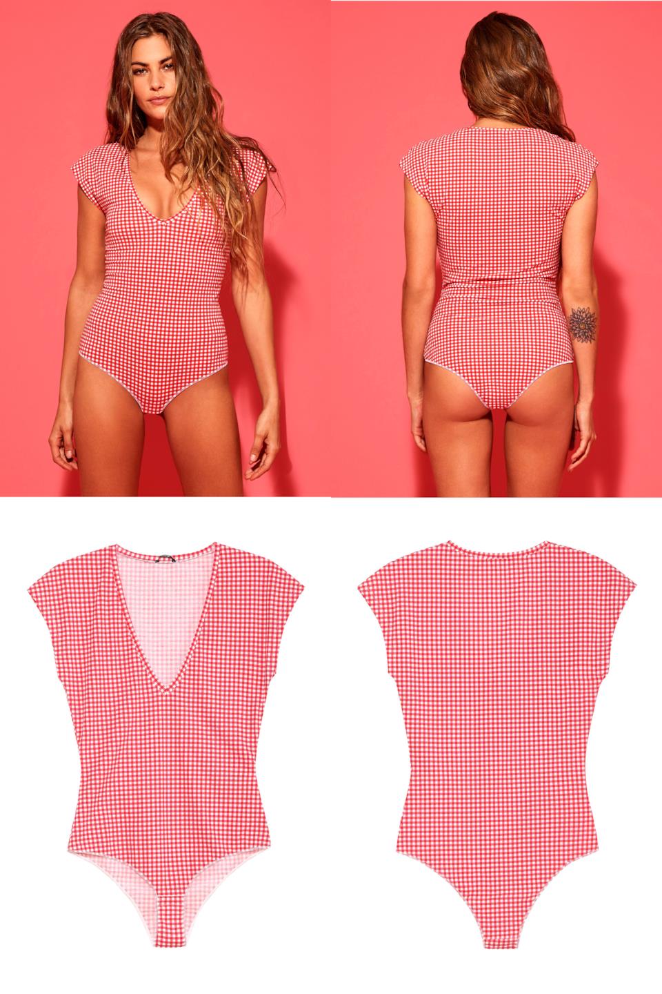 Tezenis Body Manica Corta a Kimono Scollo a V Tezenis Body Manica Corta a Kimono Scollo a V