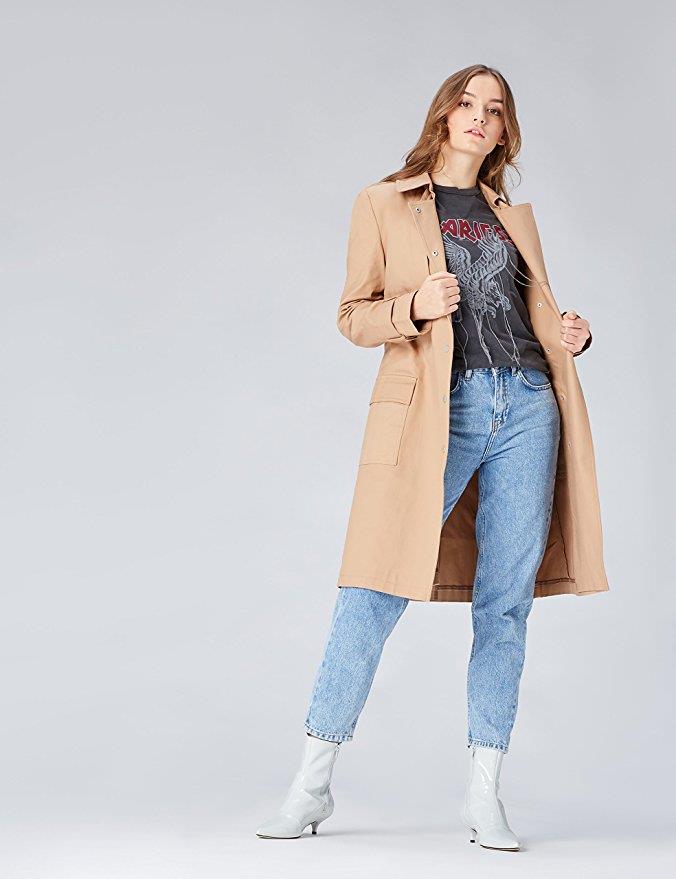 T-Shirt di Amazon con stampa decorativa da donna Maglietta di Amazon con stampa decorativa da donna
