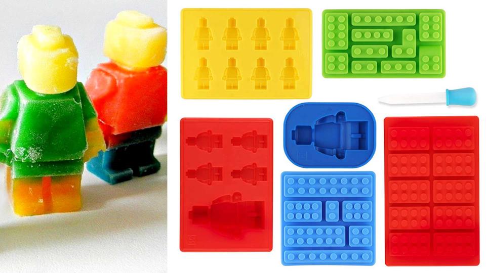 Stampi per il ghiaccio e dolci a forma di LEGO