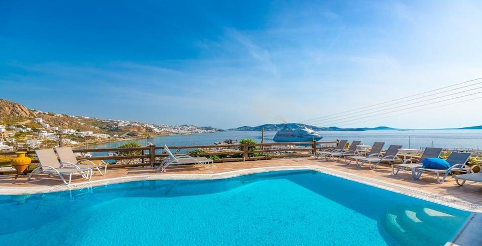 Piscina del Paradision Hotel a Mykonos Piscina del Paradision Hotel a Mykonos: migliori offerte sulla Grecia