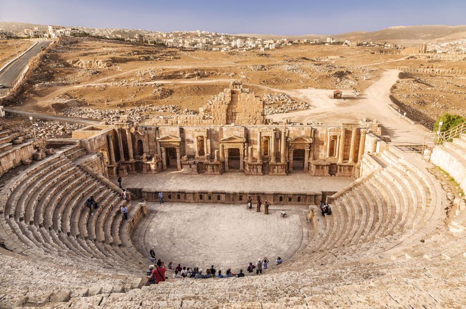 Rovine romane a Jerash in Giordania Jerash in Giordania