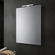 Specchio da bagno con lampada led 70x50 cm