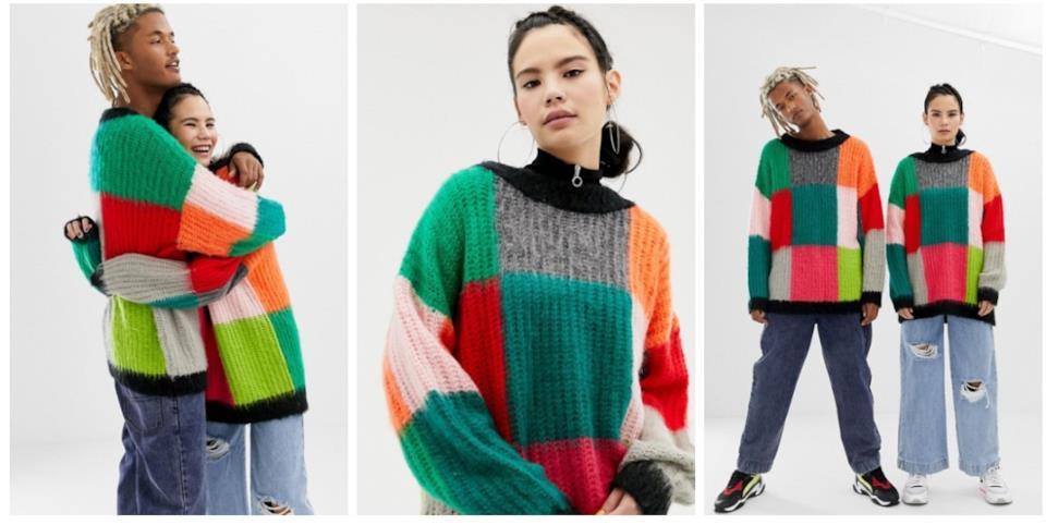 Maglione unisex Collusion: idee regalo Natale Maglione Collusion: idea regalo per Natale