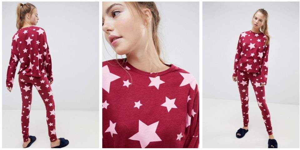 Idee regalo Natale donna: pigiama a stelle Idee regalo donna 20 anni: pigiama a stelle
