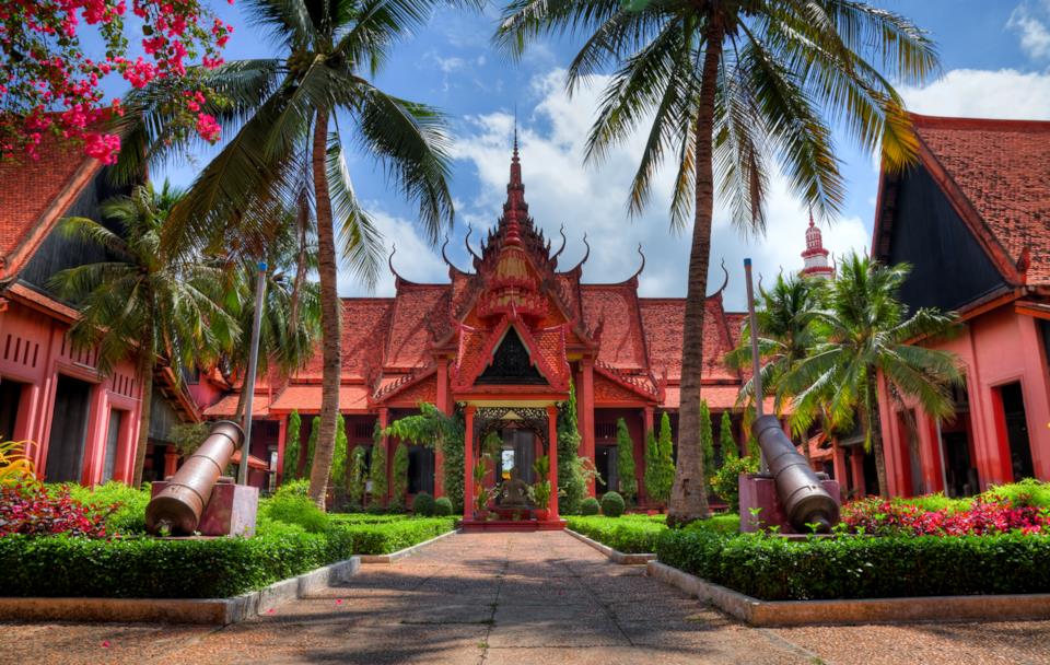 National Museum's garden in Phnom Penh