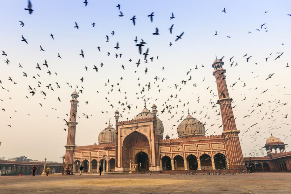 View of Jama Masjid in India