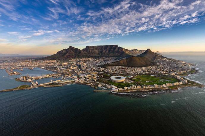 Cape Town view in South Africa