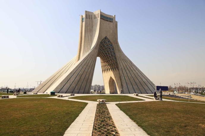 Azadi Tower in Tehran, Iran