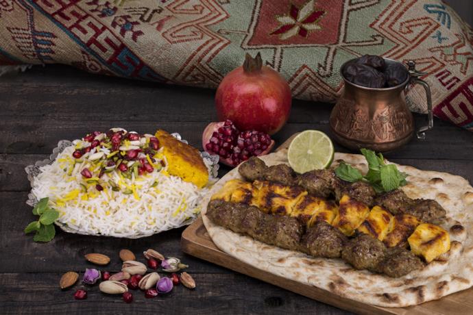 Iranian typical kebab