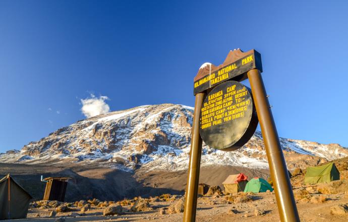 Karanga Camp at Mount Kilimanjaro - Tansania, Africa