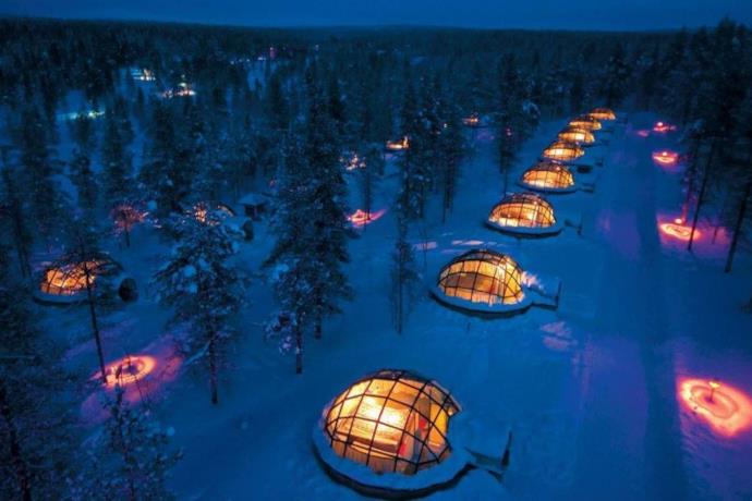 Kakslauttanen Arctic Resort, Finlandia, cottage esterni