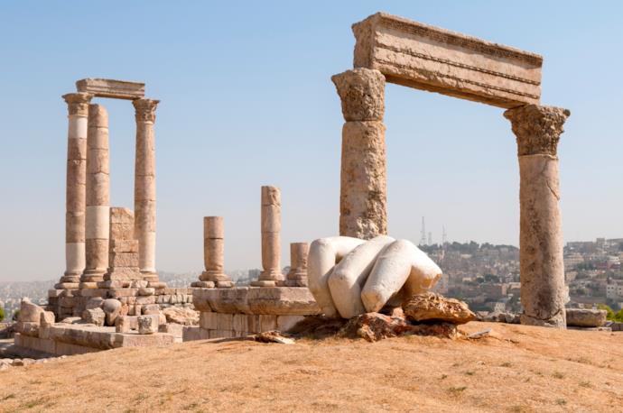 Il Tempio di Ercole nella Cittadella di Amman