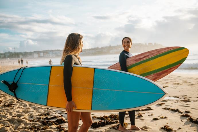 Viaggi e surf rosa in Australia