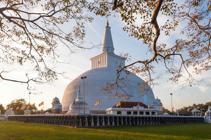 Stupa parte di Anuradhapura, Sri Lanka