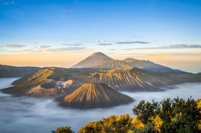Vulcano Bromo a Giava in Indonesia