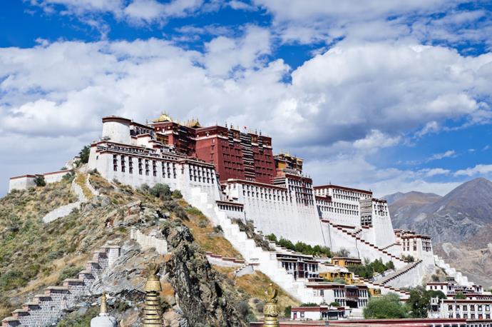Palazzo Potala in Tibet