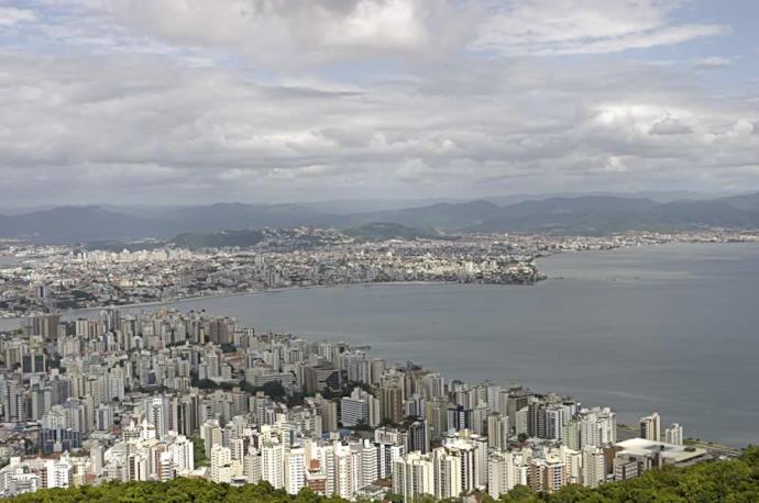 Grattacieli di Florianopolis in Brasile