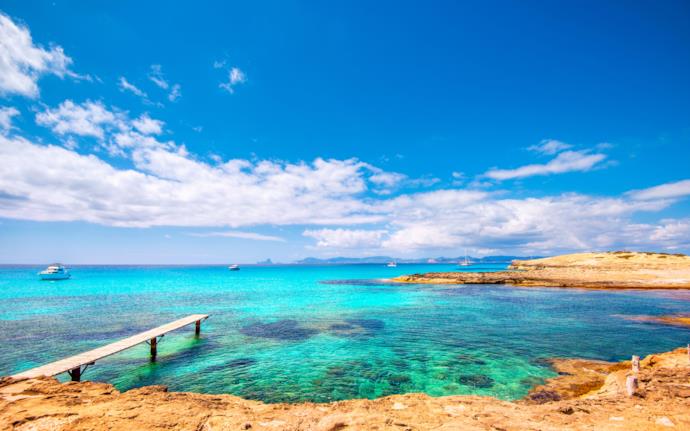 La spiaggia di Illetes a Formentera