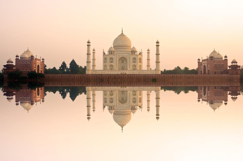 Taj Mahal al tramonto, India