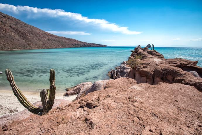 Islan Espiritu Santo in Baja California, Messico