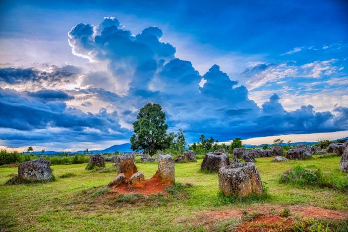 Paesaggio della piana delle Giare, Laos