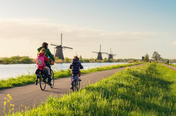 Tour bici + barca in Olanda