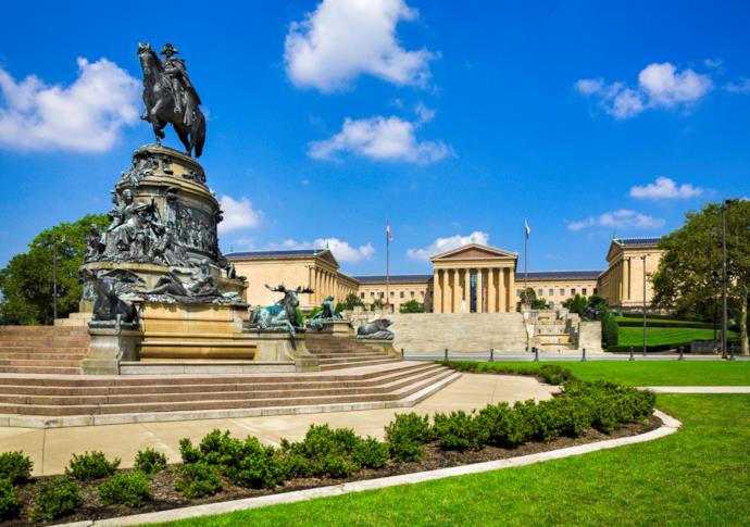 Il museo di Philadelphia, celebre anche per il film Rocky
