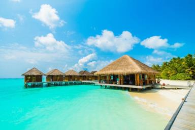 La villa sottacqua alle Maldive